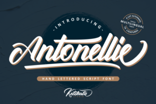Antonellie: A Script Font for Creative Projects