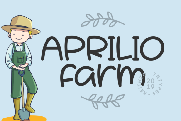 Aprilio Farm: A Playful Handwritten Font for Editorial Design