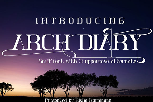 Arch Diary Font for Professional Branding