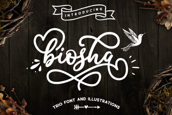 Biosha: A Handwritten Font That Elevates Editorial Design