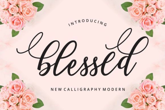 Blessed Font for Modern Branding Projects