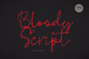Bloody Script: A Unique Display Font for Editorial Projects