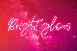 Bright Glow Script Font for Branding Projects