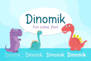 Dinomik: A Playful Sans Serif Font for Modern Editorial Design