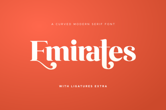 Emirates Serif Font for Handmade Creations