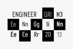Engineer Family: A Modern Sans Serif Font for Craft Projects