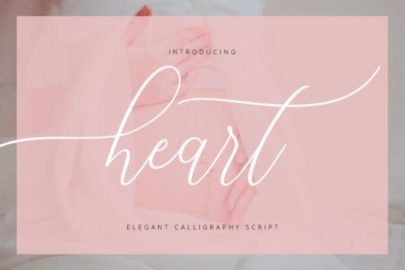 Heart Font for Campaign Design