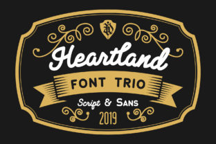 Heartland Trio: A Vintage-Inspired Font for Timeless Branding
