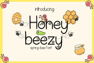 Honey Beezy Font for Spring-Themed Crafts