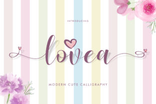 Lovea Script: A Modern Calligraphy Font for Editorial Design
