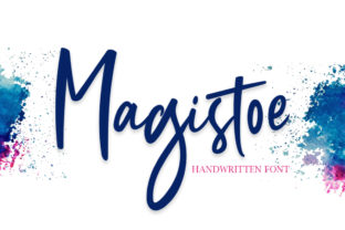 Magistoe Script: A Modern Handwritten Font for Craft Creations