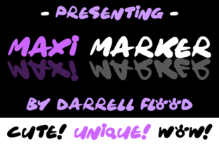 Maxi Marker: A Script Font for Creative Crafters
