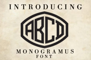 Monogramus: A Decorative Font That Elevates Handmade Creations