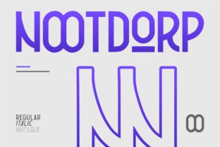 Nootdorp: A Modern Sans Typeface for Campaign Creativity