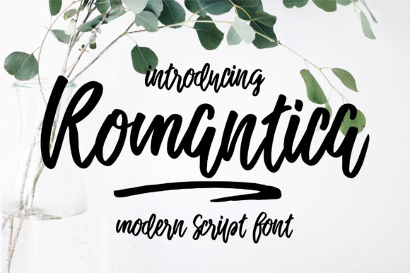 Romantica Script: A Modern Script Font for Editorial Design