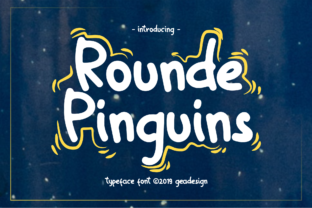 Rounde Pinguins: A Playful Script Font for Editorial Design