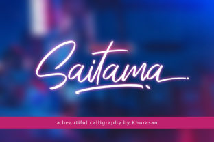 Saitama: A Handwritten Font That Elevates Your Design