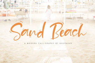 Sand Beach Font for a Polished Brand Look