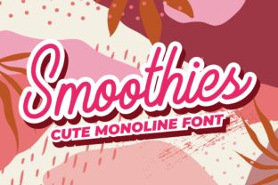 Smoothies: A Handwritten Font for Editorial Elegance